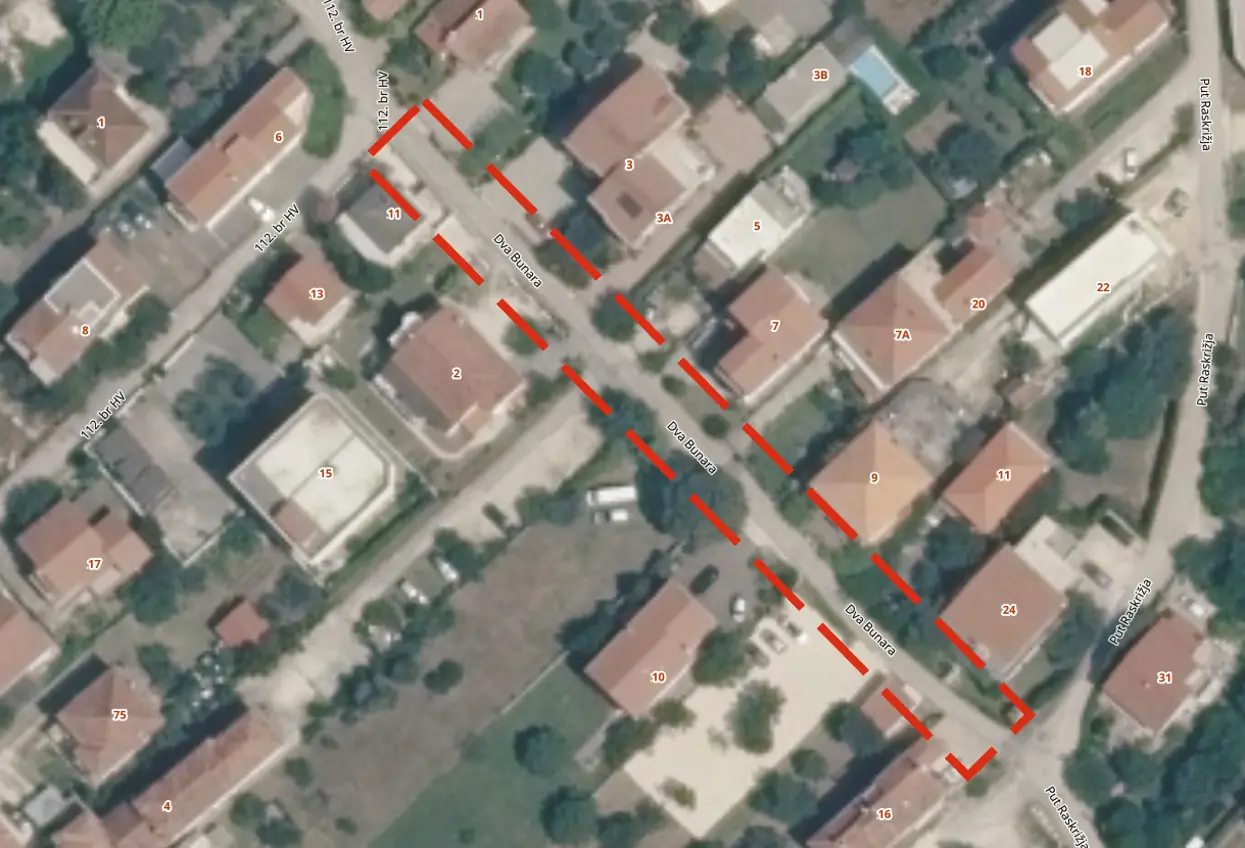 Počinju radovi na izgradnji odvodnje i rekonstrukciji vodovoda u Ulici Put Bunara